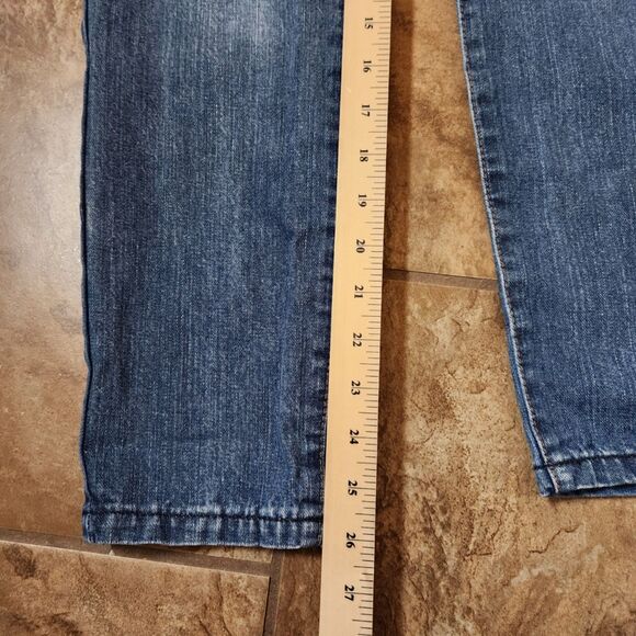 Junior Size 11 Pants Lot – Mudd Capris + NOBO Bootcut, Beige & Denim - Picture 13 of 14